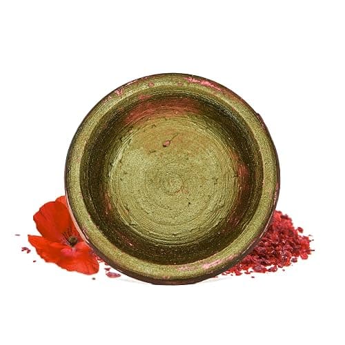 KING OF HANDMADE Moroccan Aker Fassi Deep Red Stain & Gloss – Natural, Long-Lasting Lipstick & Cheek Tint with Plant-Based Poppy & Grenadine Peel for Calming, Antioxidant Care - Image 1