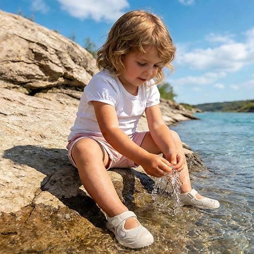 JOINFREE Toddler Sandals Girls Boys Wide Barefoot Water Sandals Lightweight Summer Water Shoes Quick-Dry Non-Slip Aqua Athletic Sneakers for Beach Swim Pool thumbnail 2