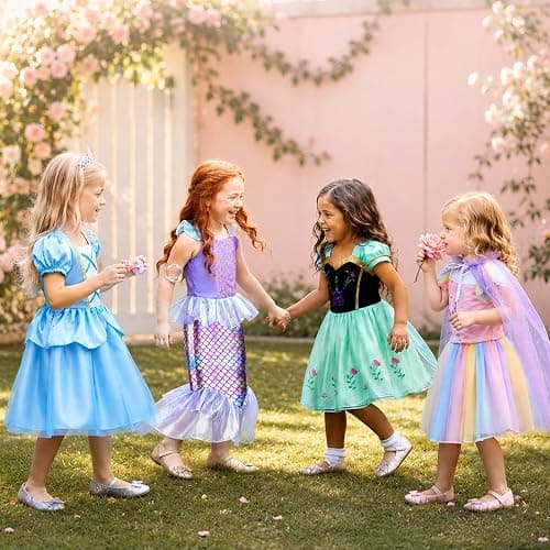 Meland Princess Dress Up Trunk for Girls 3-8, Toys Gift Set for Holidays thumbnail 3