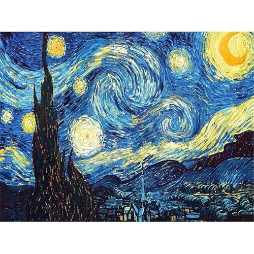 YSCOLOR New DIY 5D Full Diamond Painting Embroidery Van Gogh Starry Night Cross Stitch Kits Abstract Oil Painting Resin Craft Home Decor 11.8X15.8 in/30X40cm - Image 1