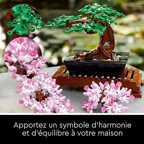 Lego Botanicals Bonsaï - Set de Construction avec Plante Artificielle - Loisirs Créatifs pour Adulte - Objet de Décoration Intérieure - Idée de Cadeau pour Amatrice.teur de Plantes 10281 thumbnail 4