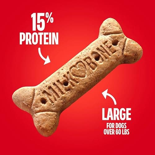 Milk-Bone Crunchy Large Dog Treats, 10 Lb. Box, Original Beef Flavor thumbnail 5