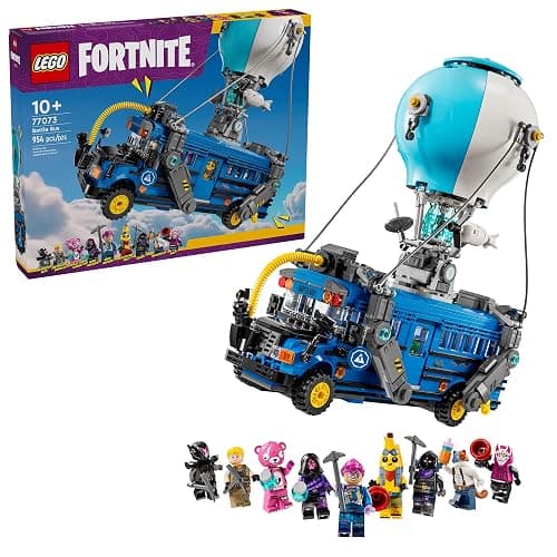 LEGO Fortnite Battle Bus Building Toy - Collectible Fortnite Toy for Kids, Boys & Girls, Ages 10+ - Pretend Play Set with 9 Minifigures from Video Game - Gift for Birthdays - 77073 - Image 1