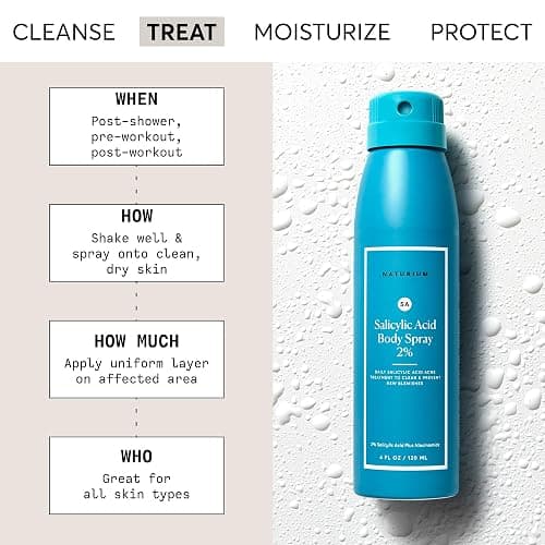 Naturium Salicylic Acid Body Spray 2%, Blemish-Fighting & Pore Treatment, with Niacinamide Plus Encapsulated Salicylic Acid, 4 oz thumbnail 2