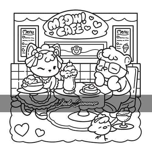 Japon Cosy - Jade Summer - Coloriages zen et mignons pour adultes pour se détendre - Cosy colo thumbnail 4