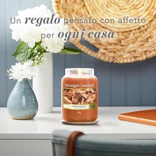 Yankee Candle Candela profumata in giara grande | Bastoncino di cannella | Durata Fino a 150 Ore | regalo perfetto per le donn thumbnail 2