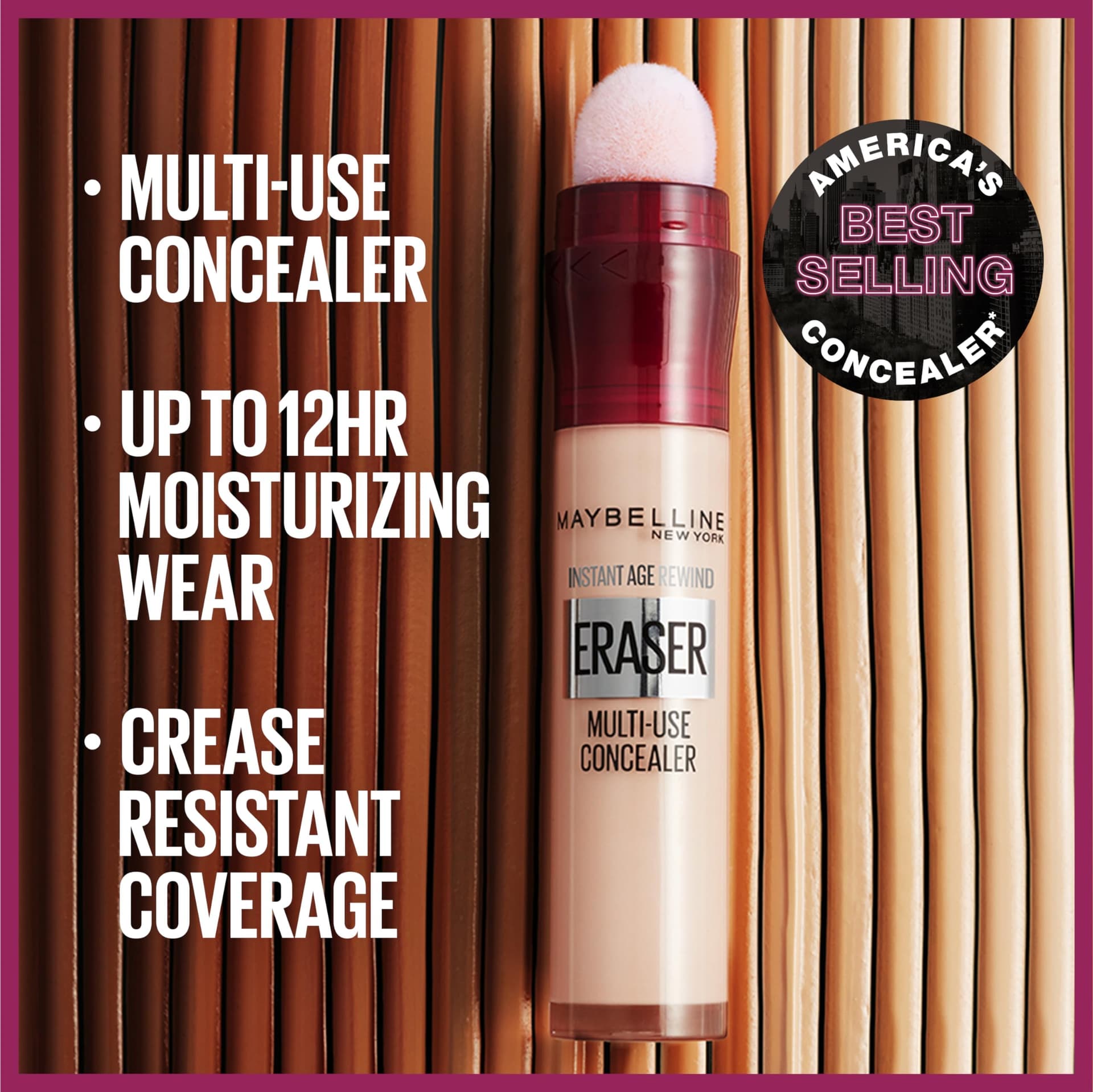 Maybelline New York Instant Age Rewind Eraser Multi-Use Concealer - Light, 6ml (Pack of 2) thumbnail 6
