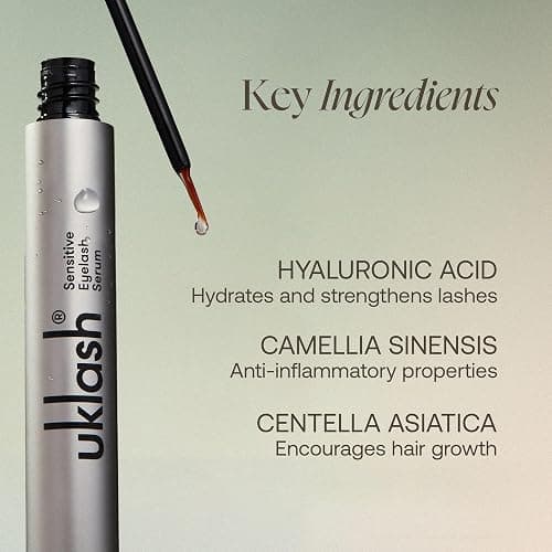 UKLASH | Sensitive Eyelash Serum | UK's #1 Rated Lash Serums for Fuller Lashes, Peptide Based, Vegan Friendly Designed for Sensitive Eyes thumbnail 5