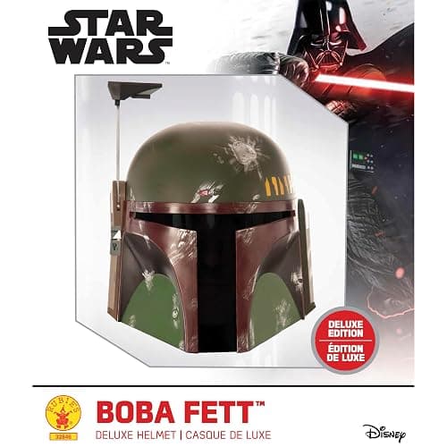Rubie's unisex adult Star Wars Boba Fett Helmet Costume Mask, Multicolor, One Size US thumbnail 4