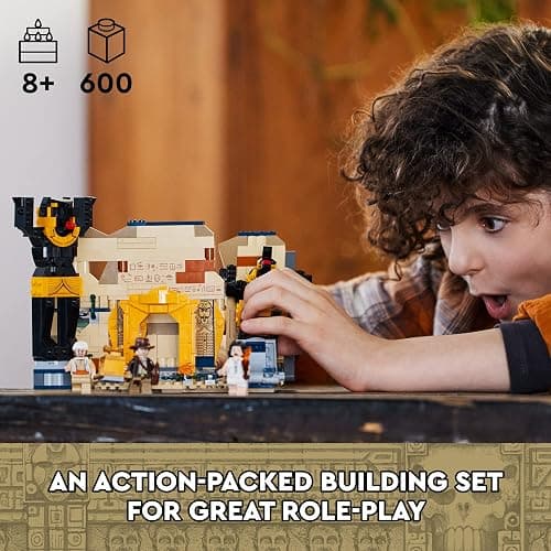 LEGO Indiana Jones Escape from The Lost Tomb 77013 Building Toy, Featuring a Mummy and an Indiana Jones Minifigure from Raiders of The Lost Ark Movie, Gift Idea for Kids Ages 8+ thumbnail 5