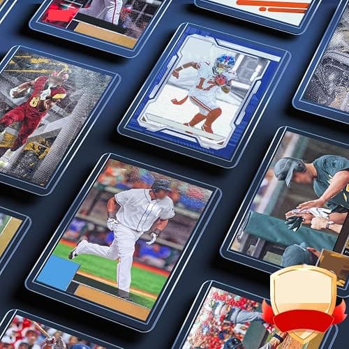 200 Card Sleeves Top Loaders for Cards, Premium Toploaders, 3"x4" Baseball Card Protectors Hard Plastic, Hard Cards Sleeve, Sports Trading Holder (100 Toploaders + 100 Penny Sleeves) thumbnail 2