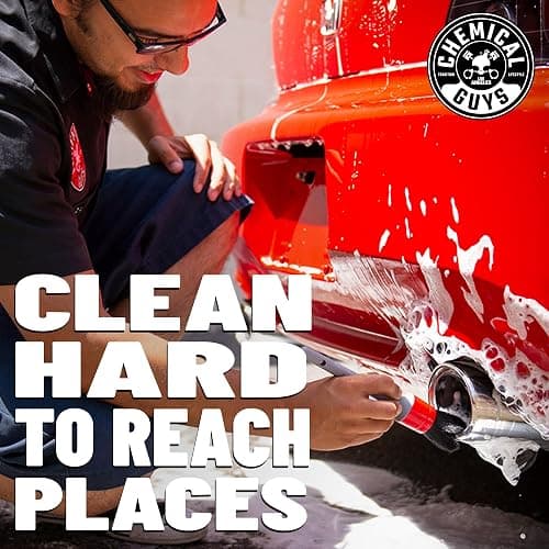 Chemical Guys All in the Details Exterior Detailing Brushes - 3-Piece Soft Scratch-Free Brushes for Wheels, Bumpers, Grilles, Badging & Tight Exterior Gaps on Cars, Trucks, SUVs & More thumbnail 2