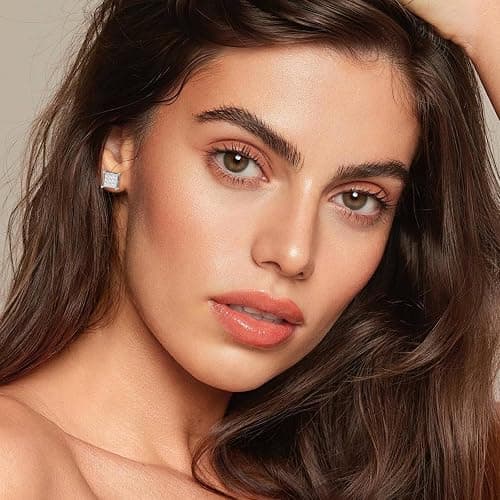 ONESING 12 Pairs Stud Earrings for Men Stainless Steel Mens Earrings Studs Hypoallergenic Cubic Zirconia Earrings for Women Men thumbnail 4