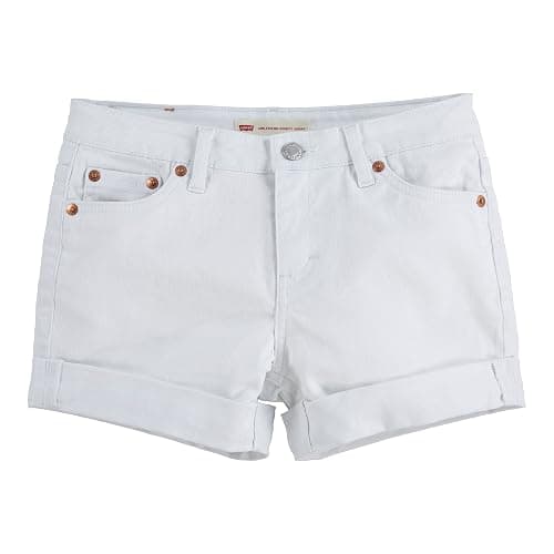 Levi's Girl's Girlfriend Fit Denim Shorty Shorts - Image 1