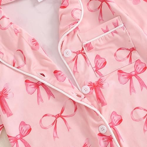 Balaflyie Baby Girl Button Down Pajamas Romper One-Piece Jumpsuit Long Sleeve Sleeper Infant Sleepwear thumbnail 4