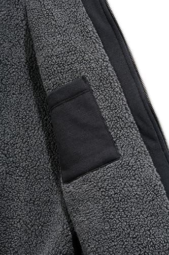 Carhartt Men's Rain Defender Relaxed Fit Midweight Sherpa-Lined Full-Zip Sweatshirt thumbnail 6