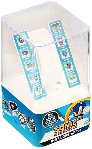 Sonic the Hedgehog Kids Smart Watch - Interactive Touchscreen with Games, Selfie Camera, Step Tracker, Alarm, and Printed Silicone Strap - Fits Wrists 5.5" to 8.0" thumbnail 7