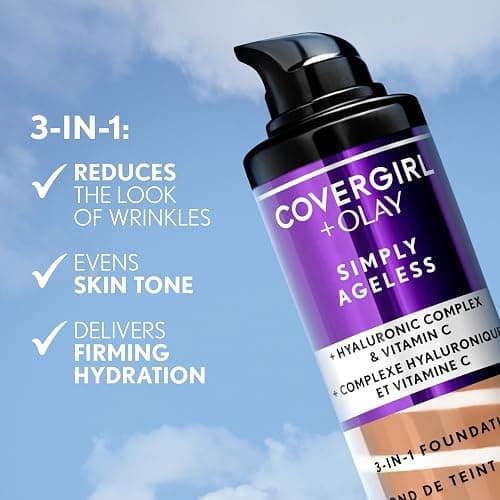 COVERGIRL Simply Ageless 3-in-1 Foundation - 210 Classic Ivory thumbnail 5