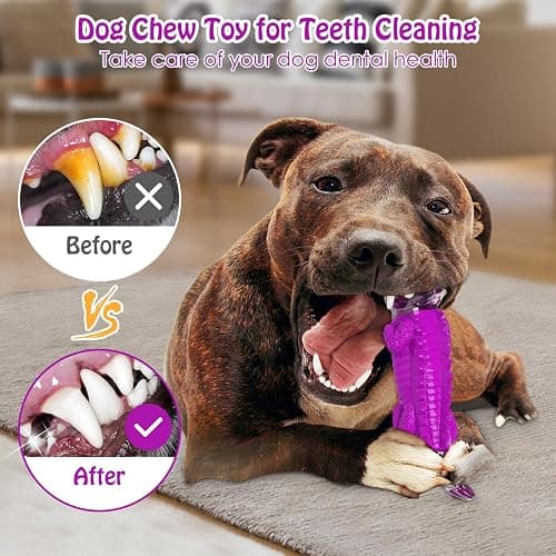 (1 Pack) Purple crocodile dog chew toy  thumbnail 7