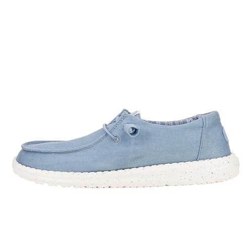 Hey Dude Women's Wendy Chambray Lace-Up Loafer - Image 1