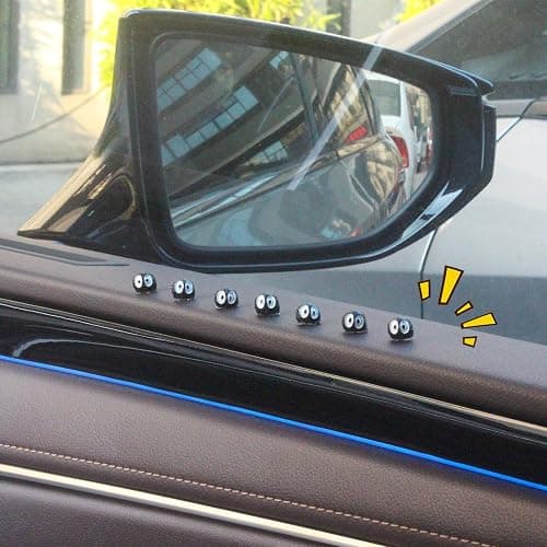 Mevodeata 20 Pcs Cute Soot Sprite Car Decor Rearview Mirror Accessories - Cute Decor for Car Home and Office Gifts thumbnail 4