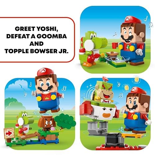 LEGO Super Mario Adventures with Interactive Mario, Bowser Jr.’s Clown Car Playset Vehicle, Yoshi Toy, Mario Playset, Nintendo Toy Gift for Boys, Girls and Gamers Ages 6 and Up, 71439 thumbnail 4