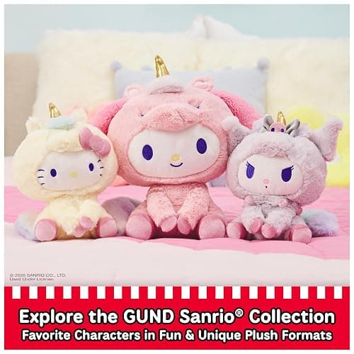 GUND Sanrio Cinnamoroll 6-Inch Plush Toy for Ages 1+ | Promotes Exciting Character Roleplay, Early Sensory Discovery, and Creative Pop Culture Storytelling thumbnail 8