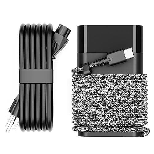 WZXHU New Slim 65W USB C Laptop Charger Compatible with HP Spectre x360, Envy, Chromebook, Elitebook x360, Pavilion, Elite x2 Travel Type C Power Cord Ac Adapter - Image 1