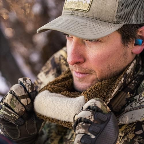 First Lite Tundra Cold Weather Neck Gaiter - Heavyweight Merino Wool Camo Hunting Face Mask thumbnail 5