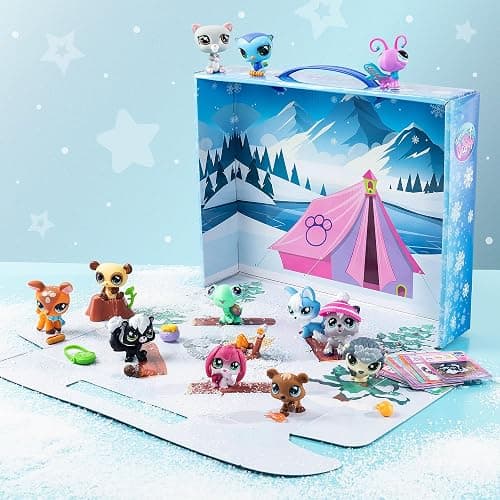 Littlest Pet Shop - Cozy Campfire Play Pack - Series 4 - Gen 7 Authentic LPS Bobble Head Toy Figure, Collectible Toy Animal, Ages 4+ thumbnail 5