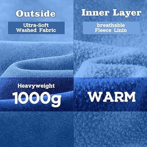 Dnzzs Womens Zip Up Hoodie Oversized Acid Wash Sweatshirts Heavyweight Fall Fashion Outfits Casual Jackets Winter Clothes thumbnail 3