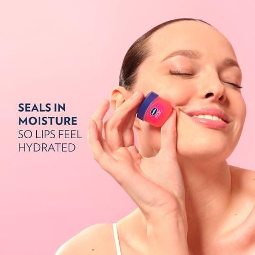 Vaseline Lip Therapy 2 ct Rosy Lips Mini For Dry, Chapped Lips Moisturizing Tinted Lip Balm 0.5 oz thumbnail 5