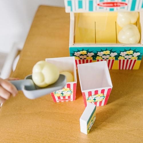 Melissa & Doug Fun at The Fair! Wooden Popcorn Popping Play Food Set - FSC Certified thumbnail 8