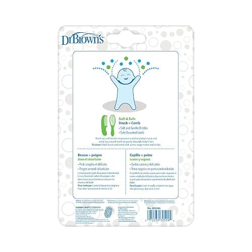Dr. Brown's™ Soft and Safe Baby Brush + Comb thumbnail 4