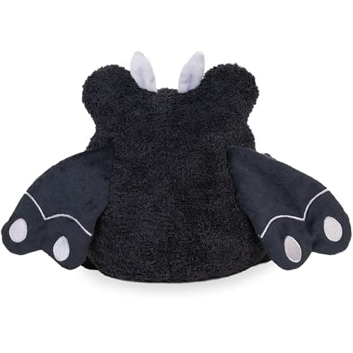 Cuddle Barn PlushGoals - Mothman Wawa The Froggie Soft Black Stuffed Animal Kawaii Frog Plush Toy, 9 inches thumbnail 6