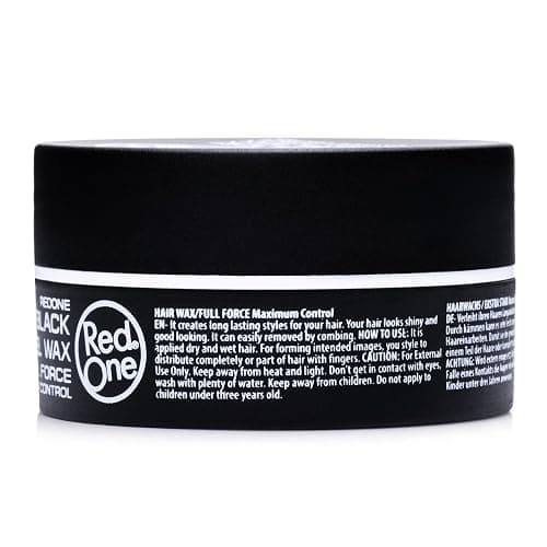 RedOne Aquatic Hair Wax Black 150 ml | Hair Wax for Men and Women | Ultra Hold | Lime Scent | Maximum Control thumbnail 4