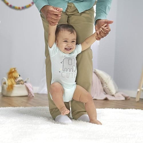 Gerber Unisex Baby 5-Pack Short-Sleeve Onesies thumbnail 7