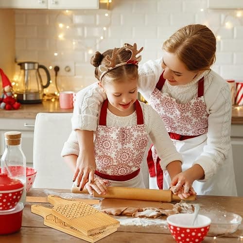 4 Pieces Wood Gnocchi Pasta Board Gnocchi Paddle Maker Garganelli Pasta Board Making Tools Set with Rolls Kitchen Gift Ideas thumbnail 2