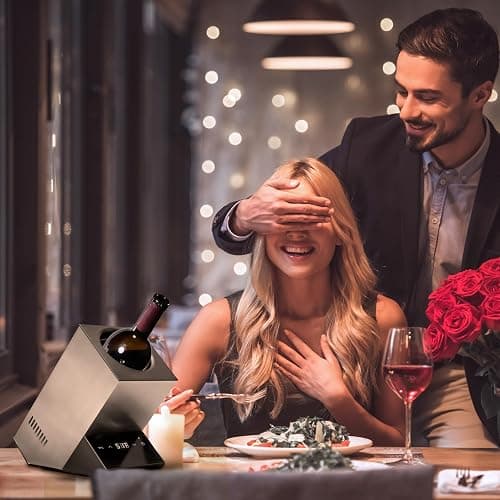 Cobalance Wine Chiller Electric,Single Bottle Cooler for 750ml Wine or Some Champagne,Portable Coolers Keep Cold Up to 24h,Personalized Chillers at Party,Gift for Wine Lover thumbnail 2