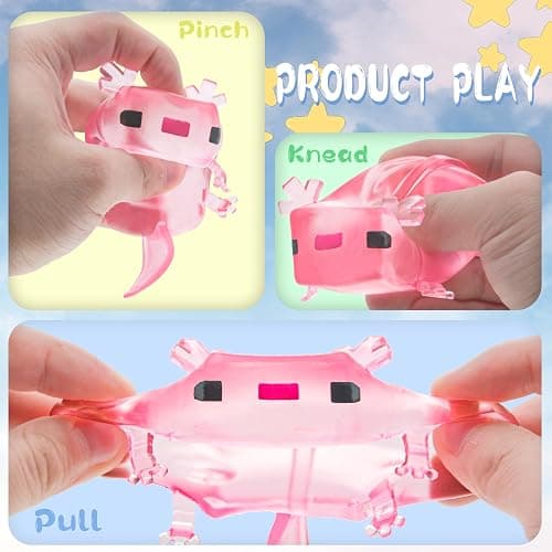 Squishy Blobofish Toy, Pull, Stretch and Squeeze Stress Cute Fish Toy for Anxiety Relief, Funny Cute Sensory Toys for Autism, ADHD, Birthday, Christmas, Office, Stocking Stuffer Gift thumbnail 5