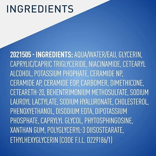 CeraVe PM Facial Moisturizing Lotion, Skin Care for Dry Skin, Oil-Free, 3oz | Travel Sized Face Lotion with Hyaluronic Acid, Niacinamide & Ceramides, Face Moisturizer for Men & Women, Skin Barrier Repair thumbnail 8