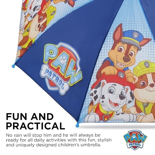 Kids Character Umbrella Sesame Street, Batman, MLP, and more, Lightweight, rainwear for ages 3-6 thumbnail 4