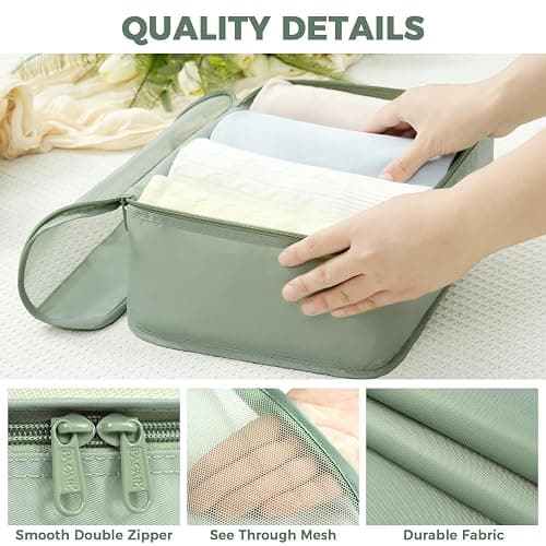 9 Set Packing Cubes Organizers  thumbnail 6