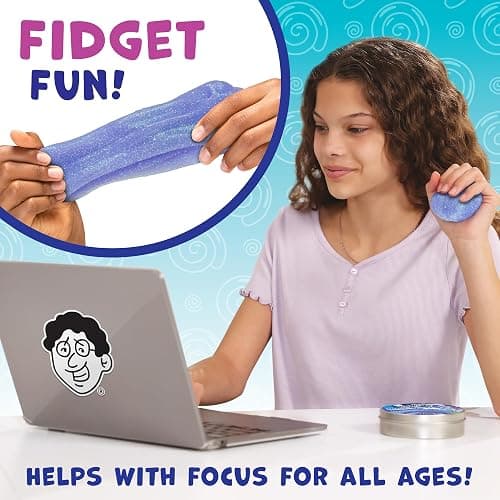 Crazy Aaron's Thinking Putty® - Pegasus - Glow in The Dark Sensory Putty for Kids and Grown ups in a 4" Tin - Creative and Endless Fun, Stress Relief Therapy Toys, Never Dries Out - Made in USA thumbnail 4