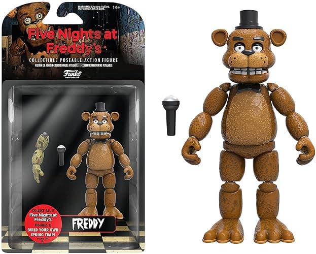 Funko 5" Articulated Action Figure: Five Nights at Freddy's (FNAF) - Freddy Fazbear - Collectible - Gift Idea - Official Merchandise - for Boys, Girls, Kids & Adults - Video Games Fans - Image 1