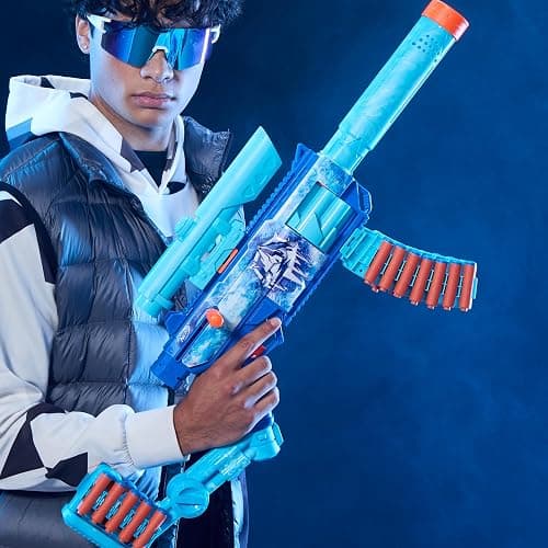 Nerf Loadout FrostFusion Blaster, 4 Interchangeable Attachment Accessories, 30 Nerf N1 Darts, Kids Outdoor Toys, Ages 8+ (Amazon Exclusive) thumbnail 2