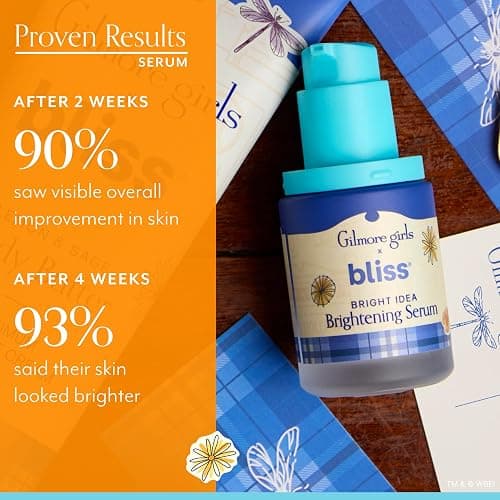 Gilmore Girls x Bliss Bright Idea Vitamin C Skincare Duo with Brightening Serum for Dark Spots and Brightening Plumping Daily Moisturizer thumbnail 2