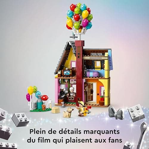 LEGO Disney et Pixar La Maison de « Là-Haut » Jouet avec Ballons - Figurines Carl, Russell et Doug, Maquette Collection pour Filles et garçons, Idée Cadeau Iconique 43217 thumbnail 5