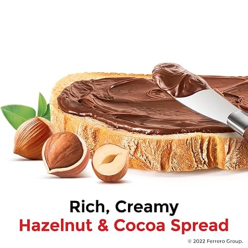 Nutella Hazelnut And Cocoa Spread, 21 Mini Jars, Friends Edition, 1.05 Oz Each thumbnail 2