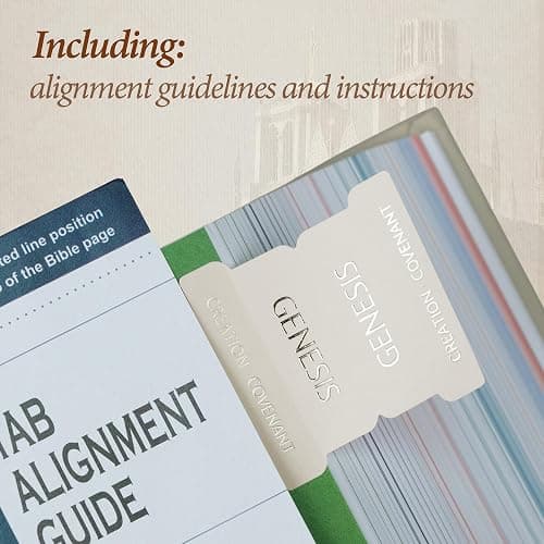 UPAFEXXI-Laminated Bible Tabs with Book Summaries(Gold Foil Embossed Lettering), Bible Tabs for Women and Men, Reposition Large Print Stickers, Easy to Read, 80Chapters Labels for Easy Navigation thumbnail 7